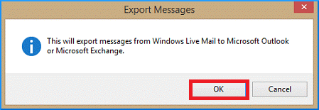 Manually windows Live Mail to Outlook 1